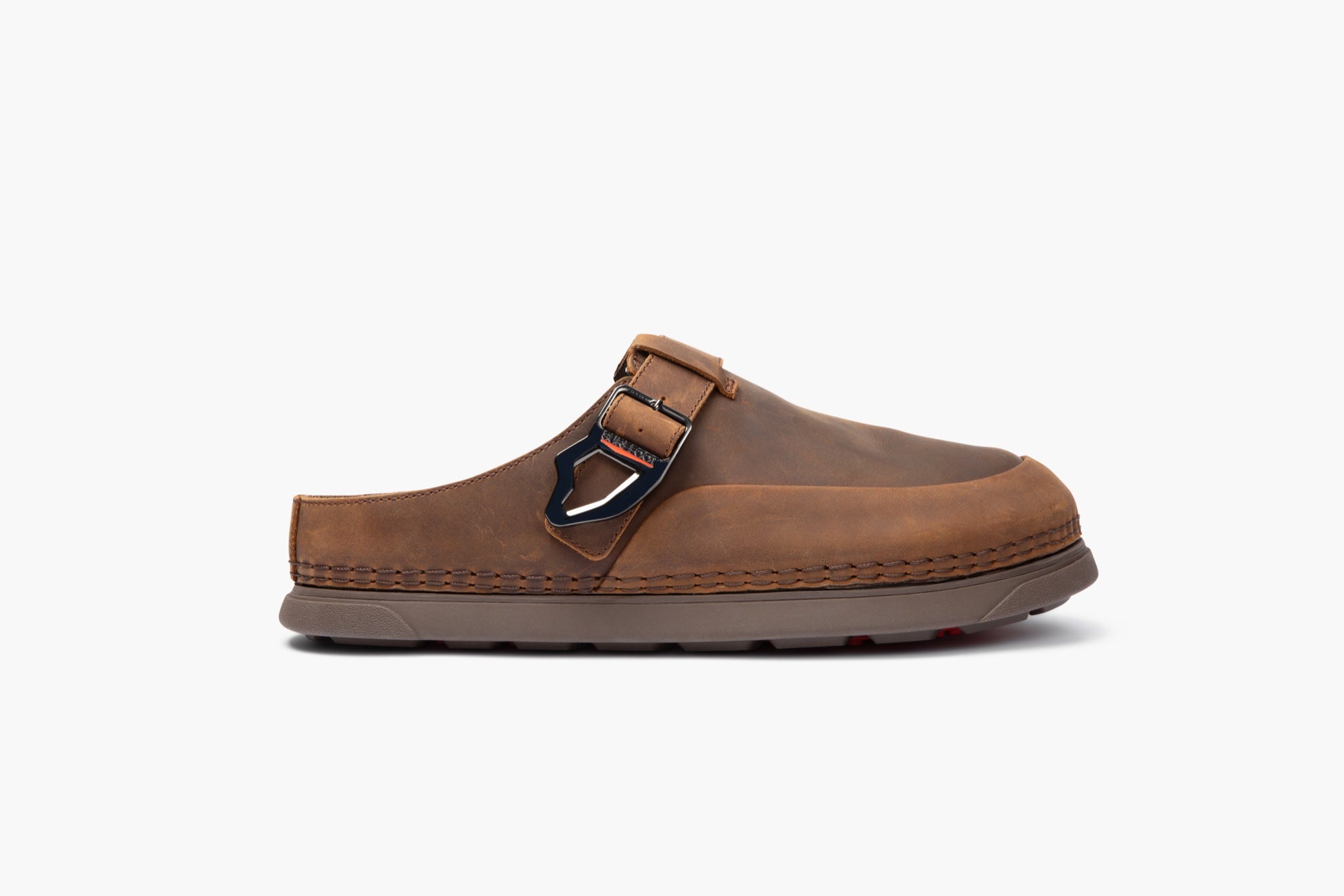 The Classic Clog - Brown Leather