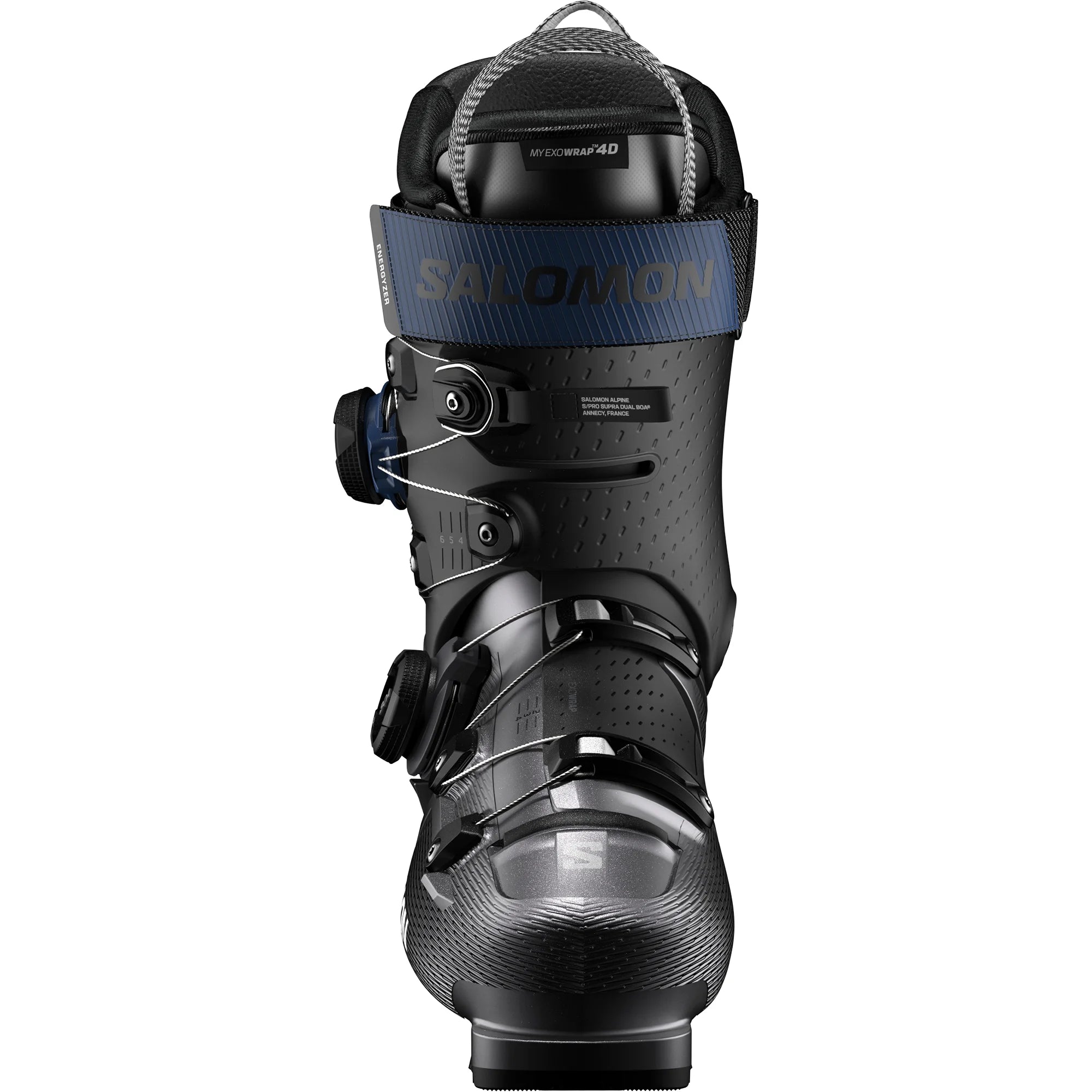 dark blue salomon ski boots from 2000 Men's S/Pro Supra Dual BOA 120 conquer 370 front load Discount15 Size:1000 (Ice Fishing) L47654000